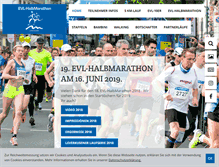 Tablet Screenshot of leverkusen-halbmarathon.de